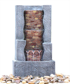 Porcellana Fontana all'aperto della fila di pietra di punto 3, fontane esteriori nel colore del granito fornitore