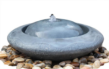 Porcellana Fontana fiammeggiata naturale della sfera del granito, fontane all'aperto della sfera per i cortili fornitore