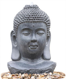 Porcellana Caratteristica decorativa dell'acqua del giardino di Buddha della resina della fontana/vetroresina della statua di Buddha fornitore