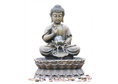 Porcellana Fontana d'ottone della statua di Buddha del granito della piccola natura per la decorazione domestica fornitore